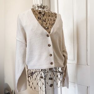Cropped Button Front Cardigan-NWT